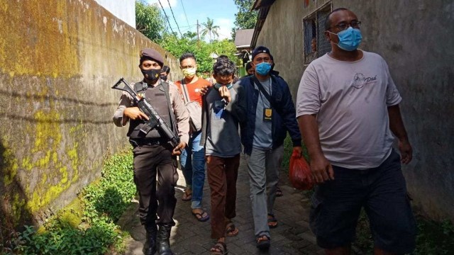 Penyebar berita hoax soal Jaksa Terima Suap Kasus Habib Rizieq, ditangkap di Sulawesi Selatan. Foto: Dok. Istimewa