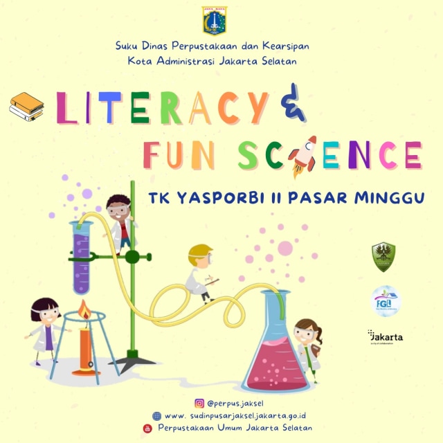 Belajar dari rumah: Literacy & Fun Science