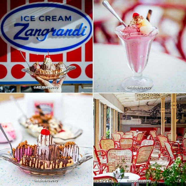 Zangrandi Ice Cream.
 Foto: Instagram @zangrandi.icecream