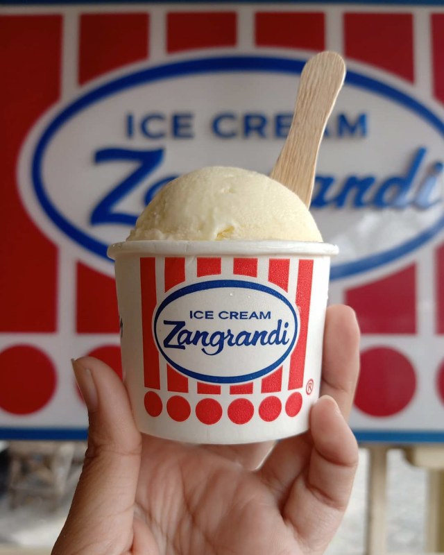 Zangrandi Ice Cream.
 Foto: Instagram @zangrandi.icecream