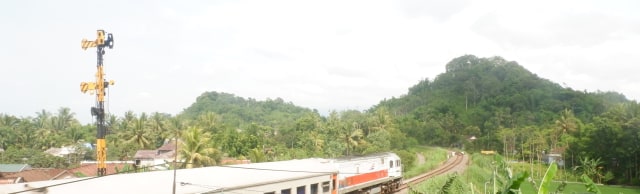 Jember Kota Seribu Gumuk. Foto dari Desa Kalisat, Jember (Dokumentasi Pribadi).