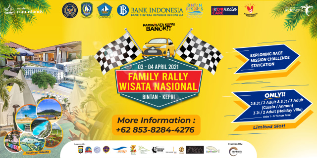 Acara 'Family Rally Wisata Nasional' di Bintan, Bakal Kunjungi Banyak Destinasi (200510)