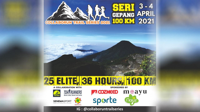 CTS2021 diadakan di Gunung Gede Pangrango sejauh 100K selama 36 jam.