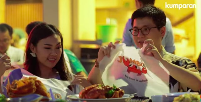 Keseruan Anak Jajan menjelajah kuliner di Singapure. Dok. kumparan.
