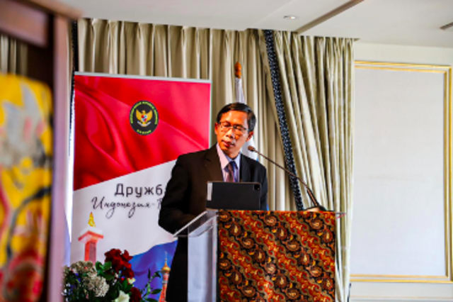 Direktur Jenderal Pengembangan Ekspor Nasional, Dr. Kasan menyampaikan promosi Indonesia