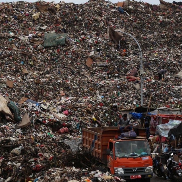 Ilustrasi tempat pembuangan akhir (TPA). Foto: kumparan