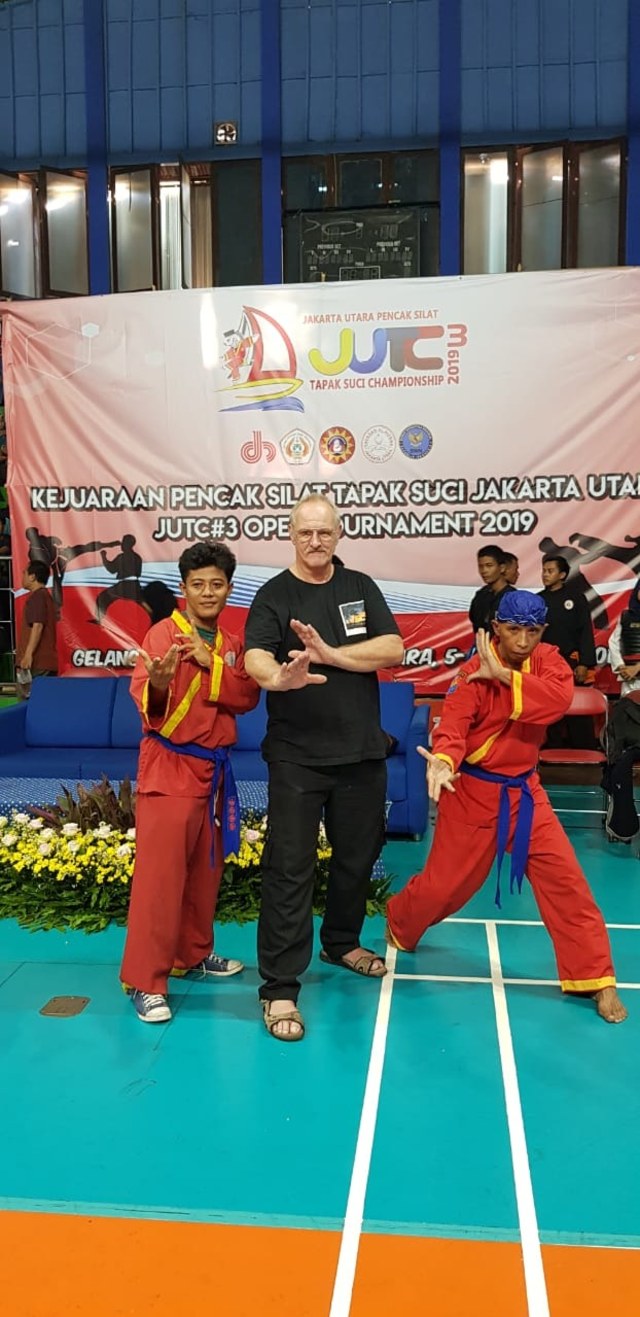 Menghadiri Kejuaraan Pencak Silat Tapak Suci Jakarta Utara, Oktober 2019. (Koleksi Pribadi)
