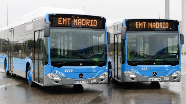 Autobus Madrid, salah satu moda transportasi utama dalam kota (foto: www.telemadrid.es)