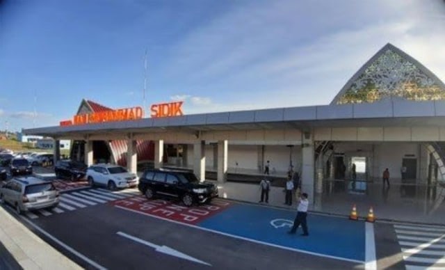 Bandara Haji Muhammad Sidik. (FOTO: Antara).