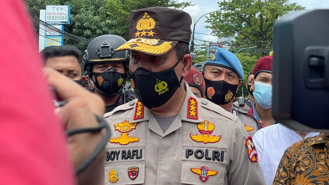 Kepala Badan Nasional Penanggulangan Terorisme (BNPT) Boy Rafli Amar di Makassar, Sulawesi Selatan, Senin (29/3). Foto: Dok. Istimewa