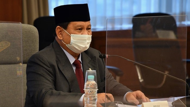 Menteri Pertahanan Republik Indonesia Prabowo Subianto, Minggu (28/3) melaksanakan pertemuan dengan Menteri Pertahanan Jepang H.E. Nobuo Kishi, di Tokyo, Jepang.  Foto: Dok. Kemenhan