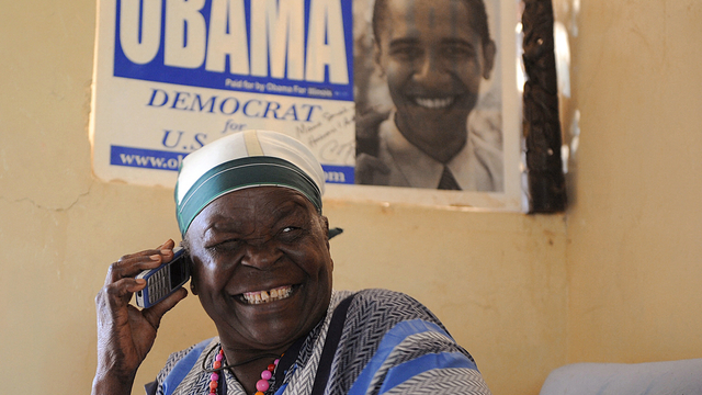 Sarah Obama, nenek dari Barack Obama. Foto: SIMON MAINA/AFP