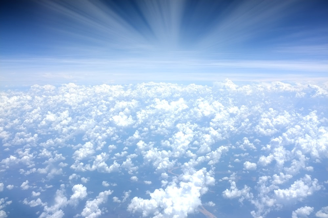 Ilustrasi tempat suci di langit bagi malaikat. Sumber: Unsplash