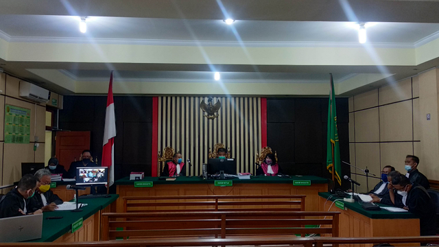 Sidang putusan kasus suap DPRD Provinsi Jambi di Pengadilan Tipikor Jambi/Yovy Hasendra