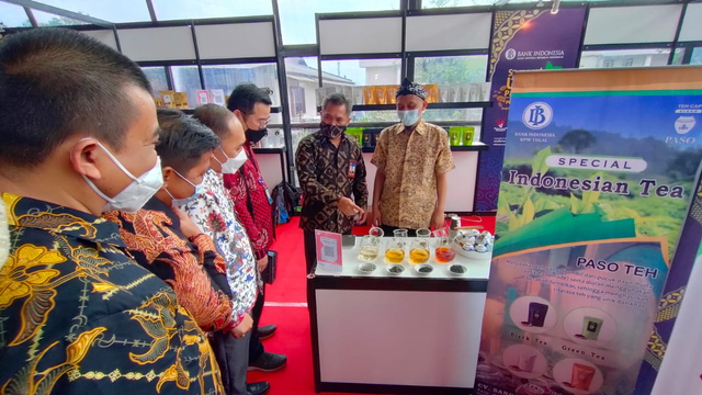 Kantor Perwakilan Bank Indonesia (KPw-BI) Tegal menggelar Semarak Usaha Mikro Kecil Menengah (UMKM) Pantura 2021 di Hotel Premiere Kota Tegal, Selasa-Rabu (30-31/3/2021). (Foto: Dok BI Tegal)