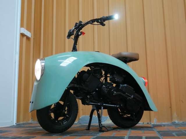 Modifikasi Yamaha Fino dengan konsep Volkspod. Foto: dok. Rainbow Moto Builder