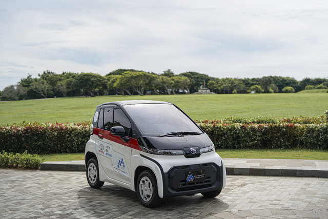Mobil listrik Toyota Cpod di Bali. Foto: dok. TAM
