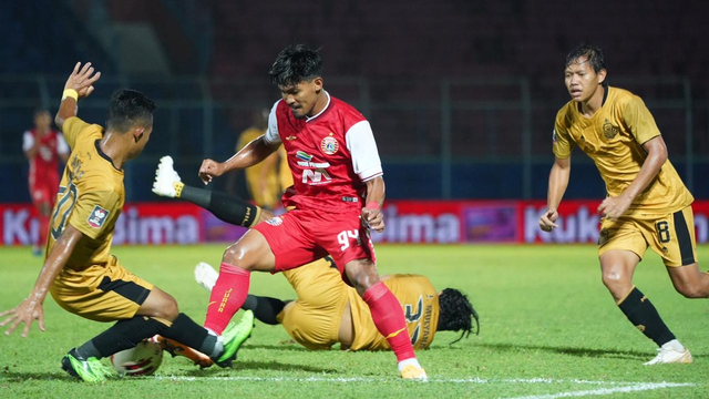 Persija Jakarta vs Bhayangkara FC di Piala Menpora.  Foto: Dok. Persija