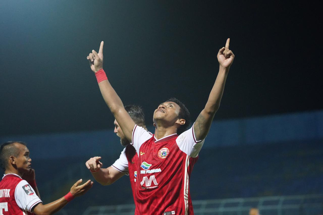 Persija Jakarta vs Bhayangkara FC di Piala Menpora. 
 Foto: Dok: Media Persija