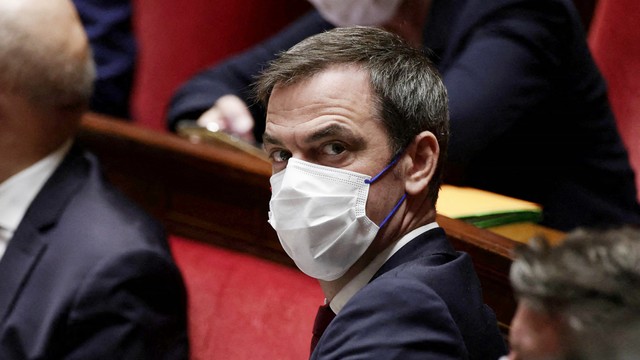 Menteri Kesehatan Prancis, Olivier Veran. Foto: THOMAS COEX/AFP