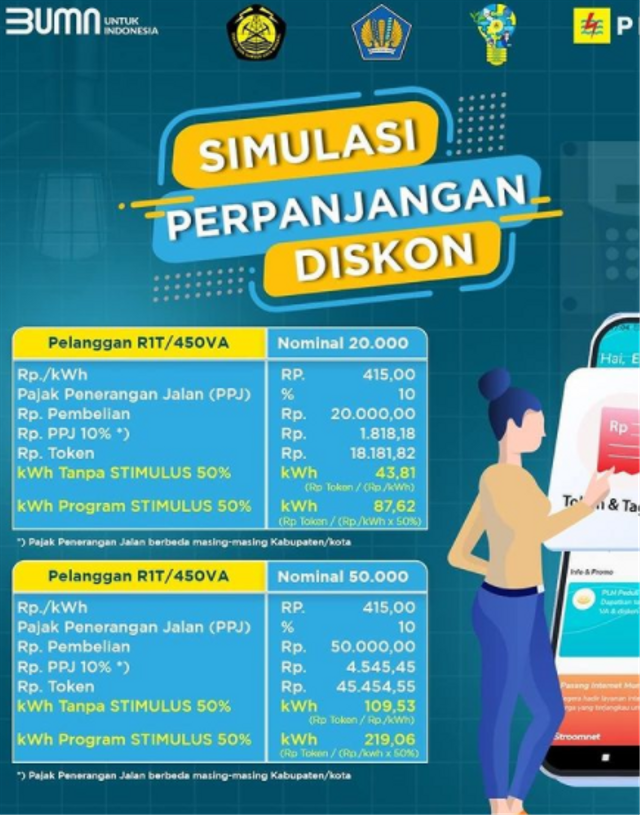 Diskon PLN/Instagram/@pln_id