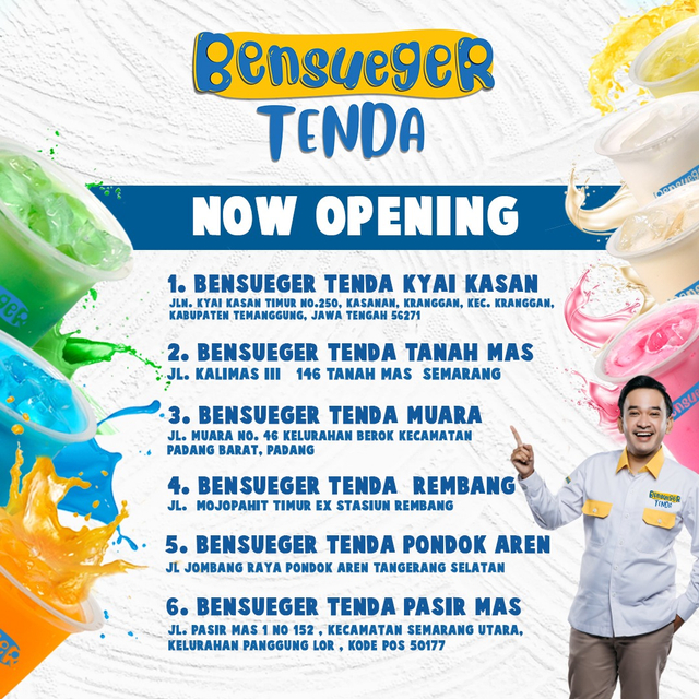 Bensueger Tenda: Sajikan Minuman Segar Kekinian yang Murah Meriah (294110)