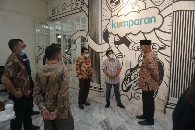 Foto: Gubernur Sumbar Mahyeldi Ansharullah Kunjungi Kantor kumparan (5)
