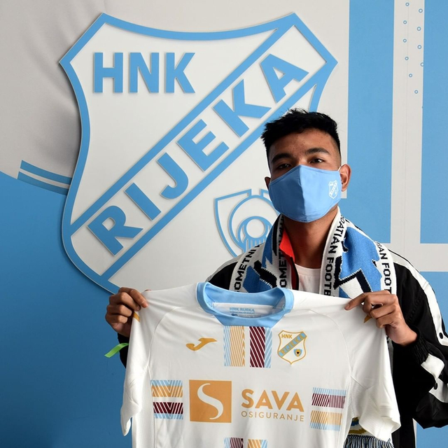 Pemain baru HNK Rijeka, Brylian Aldama. Foto: Instagram/Hrvatski nogometni klub Rijeka