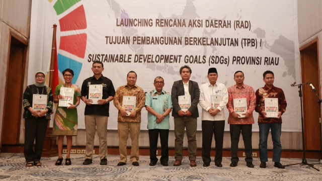 Riau Launching RAD TPB/SDGs Pertama Kali di Indonesia (18023)