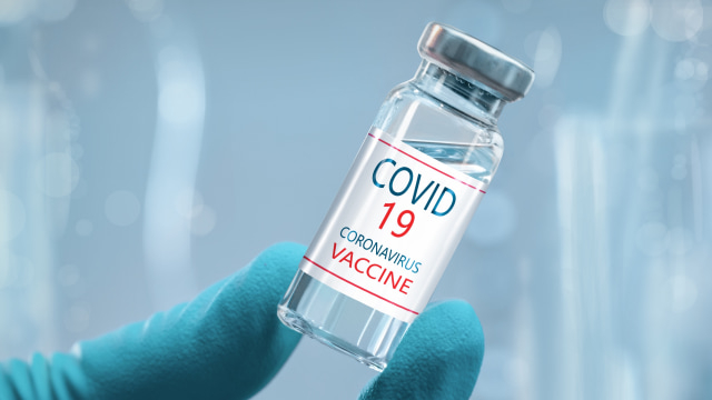 Ilustrasi vaksin corona.Foto: Shutterstock