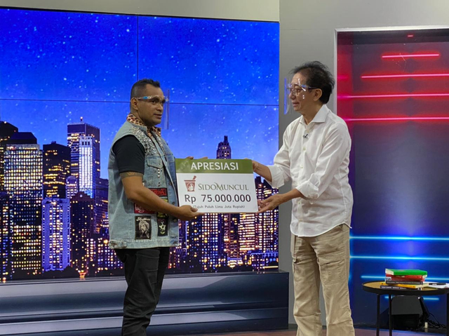 Hadir di Kick Andy Show, Sido Muncul Berikan Ratusan Juta Rupiah ke Local Hero (357701)