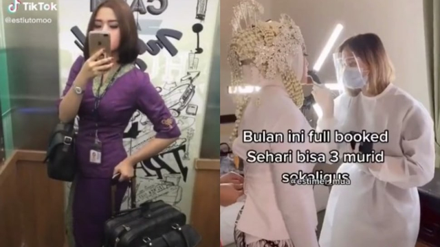 Kisah Pramugari Pilih Resign Jadi MUA, Kini Beromzet Puluhan Juta per Bulan (92243)