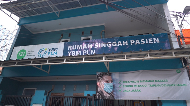 Rumah Singgah Pasien IZI - YBM PLN Jakarta III Bantu Pasien Dhuafa dari Daerah