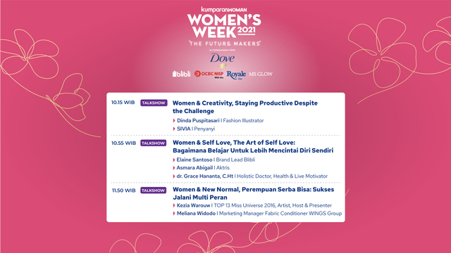 Live Now! Virtual Conference Women’s Week 2021 (76005)