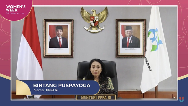 Virtual Conference Women's Week 2021 Dibuka Oleh Ketua DPR RI & Menteri PPPA RI (781855)