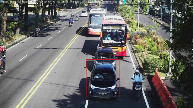 Gara-gara Tak Kenakan Sabuk Pengaman, Mobil Bodong Tertangkap Kamera ETLE (9307)