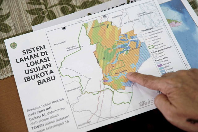 Sistem lahan Ibu Kota Baru, di Kalimantan Timur. Foto: Faiz Zulfikar/kumparan