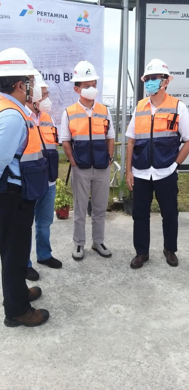Komisaris Utama PT Pertamina (Persero), Basuki Tjahaja Purnama mengunjungi JTB. Foto: Dok. Pertamina EP Cepu