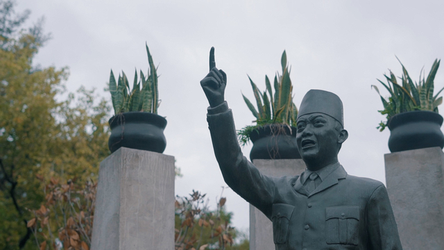 Patung Soekarno, Mexico City. Foto : Cindypn