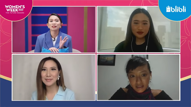 Sesi Talkshow Women's Week 2021 bersama Blibli Foto: YouTube