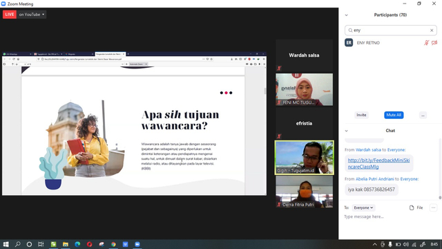 Siswa SMAN 1 Pagak Belajar Teknis Dasar Wawancara di Goes To School 2021 (6069)