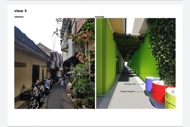 Rancangan Bedah Kampung oleh Pemprov DKI Jakarta. Foto: Instagram/@aniesbaswedan