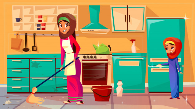ilustrasi macam-macam najis, sumber gambar: https://www.freepik.com/
