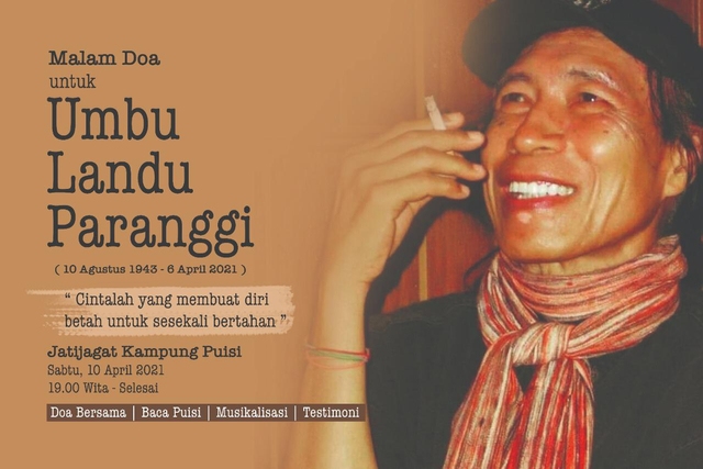 Jenazah Umbu Landu Paranggi Disemayamkan Besok dengan Ritual Adat Sumba (66867)