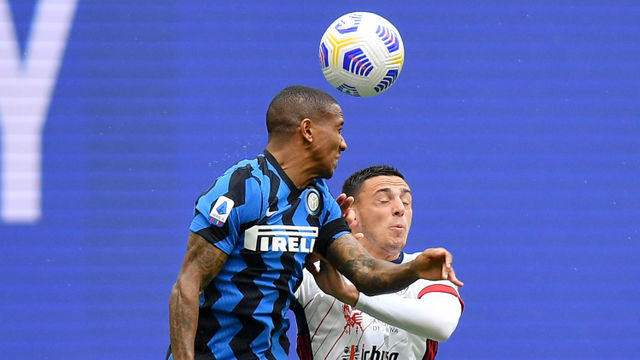 Pertandingan Serie A antara Inter Milan melawan Cagliari di San Siro, Milan, Italia - 11 April 2021. Foto: Daniele Mascolo/REUTERS