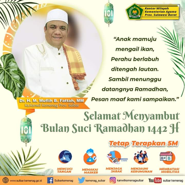 Tertutup Awan, Hilal Tak Terlihat di Mamuju, Sulbar (39243)