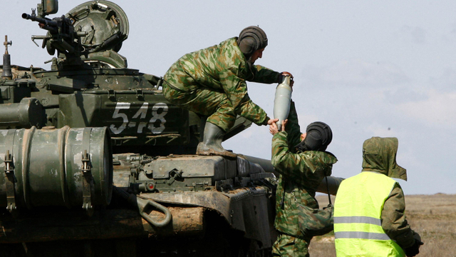 Tentara Rusia di perbatasan Ukraina. Foto: Andrey Kronberg/AFP