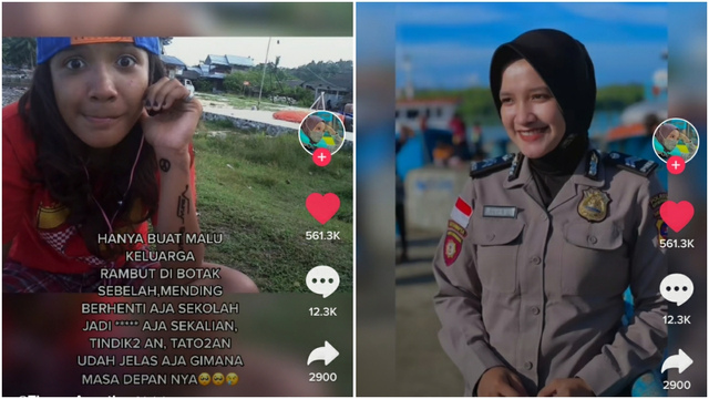 Kisah Inspiratif Tivany Agustin, Dulu Dicap Cewek Nakal Kini Sukses Jadi Polwan (517742)