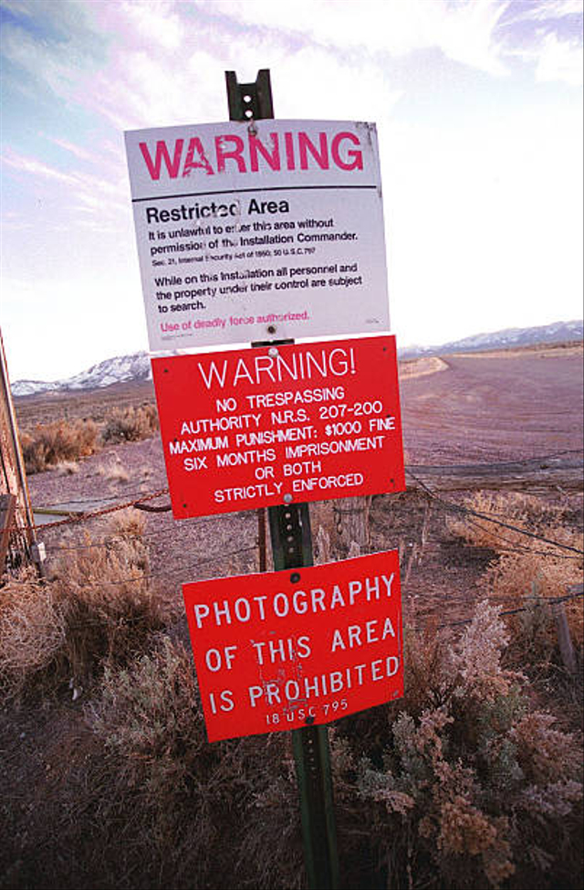 Area 51 Nevada. Foto: Getty Images 