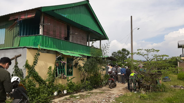 Kediaman terduga teroris MT di Jalan Manuruki 3, Kelurahan Sudiang Raya, Kecamatan Biringkanaya, Kota Makassar. Foto: Dok. Istimewa